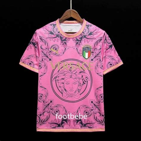 maillot italie versace rose